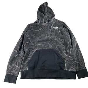 The North Face Geometric Printed Camp Fleece Hoodie Boy's XL